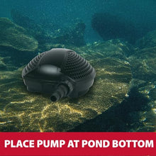 The Pond Guy SolidFlo G2 Submersible Pump for Small Ponds, 2000 GPH