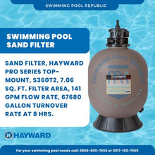 Hayward ProSeries 27 Inch Top-Mount Pool Sand Filter for Inground Pools