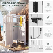 YITAHOME 81" H x46 W x 46" L Outdoor Shower Enclosure(X-Pattern)