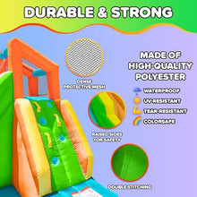 Sportspower Tidal Wave Inflatable Water Slide for Kids Blower & GFCI Safety Plug, Climbing Wall, Splash Pool, Water Cannon, Ages 3-8