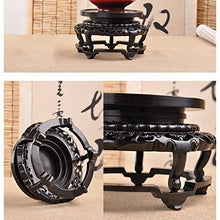 BABETT Bonsai Pedestal Vase Pedestal Stands Round Vase Ornament Base Incense Burner Wood Carving Decorative Base Bonsai Small Flower Pot Base Planter Stand Plant Holder