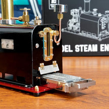 Karoyd RW-BL1K Mini Steam Engine, Reversible Reciprocating Single-Cylinder Live Engine and Boiler Model Kit for Steam Boat Collectors