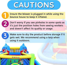 Causeair Inflatable Water Slide & Bounce House with Dolphin Styling Multi
