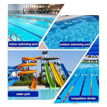 Swimming Pool Safety Rope with Stainless Steel Hooks,Heavy-Duty Lane Division Markers with Floating Buoys Safety Float Line Section Off Hazardous Areas, Dividing Lanes, Caution Help,47ft/14.3m