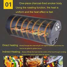 Heavy Duty Portable Charcoal Smoker Grills With Wheels BBQ For Indoor/Outdoor/Camping