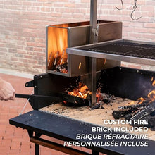 Backyard Discovery Argentine Santa Maria Wood Fire & Charcoal BBQ Grill Black