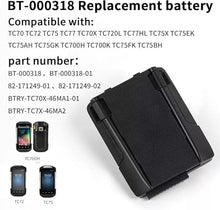 ANCBD 20-Pack Replacement Battery for Zebra Motorola Symbol TC70 TC75 Series 4500mAh/3.7V