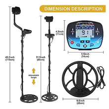 UYCVT Metal Detectors, Md910B Metal Detector Underground Professional Depth 2.5M Search Finder Gold Detector Treasure Detecting Pinpointer