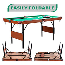 RACK Crucis 5.5-Foot Folding Billiard/Pool Table Green
