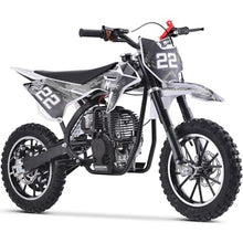 MotoTec 50cc Demon Kids Gas Dirt Bike 2-Stroke White