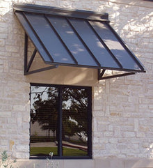 Awntech Standing Seam 3-11/16'W x 2'H x 2'D Awning Bronze