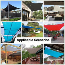 Rectangular Solar Sail Shade, Outdoor Patio Umbrella, Tear-resistant, UV-resistant, Suitable For Courtyards, Patios, Gardens, Carports, And Patios