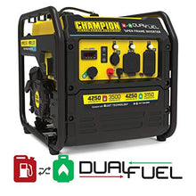 Champion 4250-Watt Dual Fuel Portable Open Frame Inverter Generator, CARB