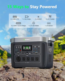 GROWATT INFINITY 2000 Pro Portable Power Station, 2048Wh Solar Generator