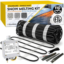 SNOWMELTZ 110 Sqft Snow Melting System for Concrete/Asphalt/Pavers