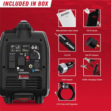 A-iPower 4300W Gas Propane Inverter Generator, Lightweight, Fuel Sense