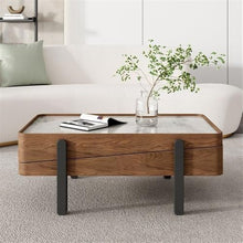DINBOZ26X Living Room Table Modern Minimalist Adjustable Square Coffee Table Set Space-Saving Design for Small Living Rooms Outdoor Side Table
