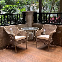 Apk i bc Indoor Outdoor Garden Chair,Leisure Rocking Chair,Hand-Woven, Lightweight, Suitable for Cafes, Load Capacity 150Kg(Wood Color,56 * 64 * 89)