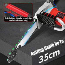 5800/6500W Electric Diamond Concrete Chain Saw | Chain Saw Wall Cutter | Handheld Brushed Chainsaw | with Water Fed Dust Suppression | For Granite And Reinforced Concrete