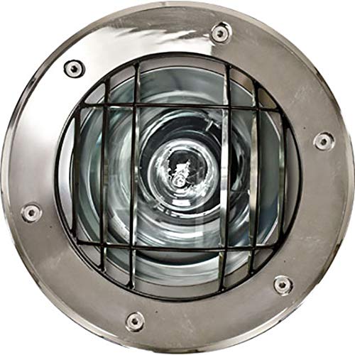 Dabmar Lighting DW1270-GRL SS Well Light with Grill, 70W Hps 120V, Stainless Steel Finish