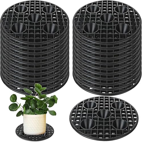 HJLJHS Potted Plant Stand Holder, Window Shelves,Plastic Plant Saucer Stand