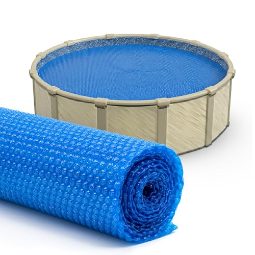 Sun2Solar Blue 30 ft Round Pool Solar Cover | 12 Mil | Heat Retaining