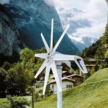 HUIZHITENGDA 12V,3000W 8 Blades Wind Turbine Generator Kit 12V 24V 48V for Charging Marine Garden Lamps with MPPT Controller for Terrace Marine Motor Home Boat(12V)
