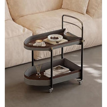 CHmrfvqtus Couch Side Table Movable Side Table Light Luxury Creative Small Cart Living Room Home Sofa