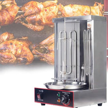 Beachtiful Electric Shawarma Machine, Home Vertical Rotisserie, Gyro Broiler with 2 Heating Tubes, Meat Catcher for Home,Outdoor,Garden Rotisserie,110V