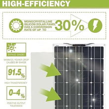 KZZAAO 400 Watt Solar Panel Kit 2Pcs 200W Flexible Monocrystalline Solar Panel with Charge Controller Portable Photovoltaic Panels