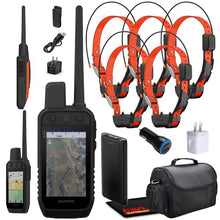 Garmin Alpha 300 Handheld Tracking System Bundle with 5X Dog Collars and Accessories Black