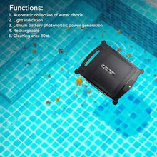 KJLYLPP 400um Filtering Smart Pool Skimmer, Automatic Pool Vacuum Cleaner with Auto-Escape and Auto-Turn, with Brushless Motor and 4.1L Storage Capacity