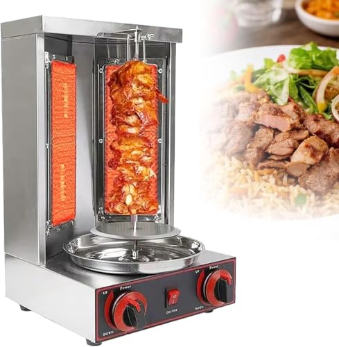 Vertical Gas Rotisserie Grill ，shawarma grill ，for Shawarma,Doner Kebab,Gyros & Tacos
