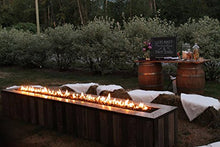 EasyFirePits Complete LP Deluxe Fire Pit Kit & Lifetime Warranted 316 Stainless Steel Burner Choice (74.00, 74 Inch Trough Burner)