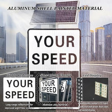 zxmeimm Flashing Solar Powered Led Speed Limit Signs, 20"x27"/24"x35" Rust Proof Aluminum Radar Speed Detector with Accessories Mainselectricity-90x60cm