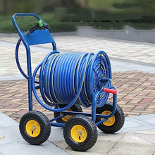 Water pipe storage rack Garden Hose Reel Cart with Wheels for Outdoor, Yard Water Planting Truck , 490 Feet of 1/2 Inch Large Capacity Hose Reel Cart, Heavy Duty Patio Lawn Garden Watering Equipment C