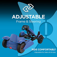 Hover-1 Formula Electric Go Kart 15MPH 15 Mile Range Blue
