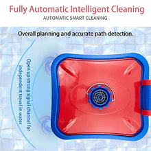 Automatic Robotic Pool Cleaner with Intelligent Path Planning, 200W Suction Power,Over 2 Hours Runtime for Large Pools