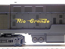 Lionel Rio Grande Legacy H-15-44 #400 O Gauge Diesel Locomotive Natural Color