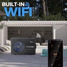 DR. Infrared Heater DR-900HP Full DC Inverter 90,000 BTU Heat Pump In-Ground and Above-Ground Swimming Pools, WiFi Smart Control via APP, Black