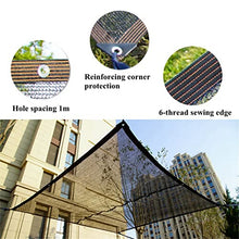 Black 3-pin Protection Sunshade net Multi-Meat Plant Umbrella Network Outdoor Swimming Pool Cover Shade net Covering Rate (Size : 6x6m) (5x6m)