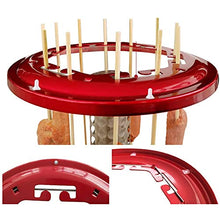 MNSRRN Electric Barbecue Grill Household Skewer Machine, Heightening Timing Electric Skewer Stove Automatic Rotation Smokeless Indoor Barbecue Electric Grill