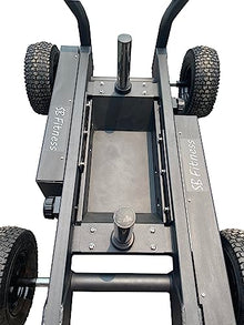 SB Fitness Equipment SuperSled with 8 Levels of Resistance and 50 lbs. Weight Plates