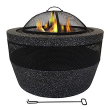SLGGPJBU Fire Pit Wood-Burning fire Pit, Ultra-deep Metal Brazier, Barbecue Heating fire Pit, 27-inch Multi-Function Barbecue Fireplace