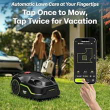 Wireless Robotic Lawnmower - AI + Vision Robotic Lawnmower for 600-800 m², Slopes up to 35°, IPX5 Waterproof, Automatic Mapping, Multi-Zone, APP Control