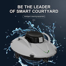 TsoLay Cordless Automatic Pool Cleaner, Automatic Vacuum Cleaner with LED Indicator and Dual Motors, Auto-Dock Robotic Pool Cleaner, Strong Suction, Ideal for Above Ground Flat Pool up to 550 Sq.Ft