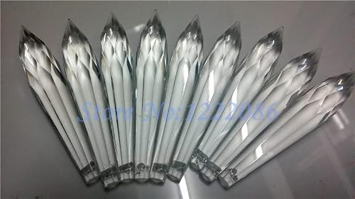 224Pcs 76mm Crystal U-drop Icicle Prism Suncatcher