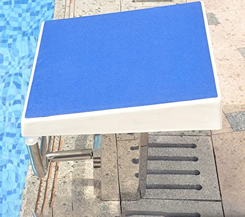 Pool Diving Platform Professional Diving Platform, Stainless Steel Pool Diving Boards, Heavy Duty Competition Training Pool Diving Platform, Non Skid Surface, Square Base, with Fittings