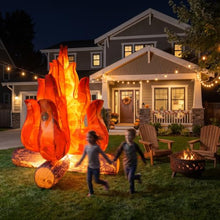 3M Inflatable Fire Decor for Patio Garden Indoor Holiday Party Decor