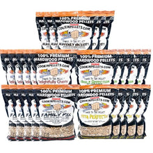 CookinPellets Natural Hardwood Grill Pellets, 5 Flavor Bundle, 25 3lb Bags